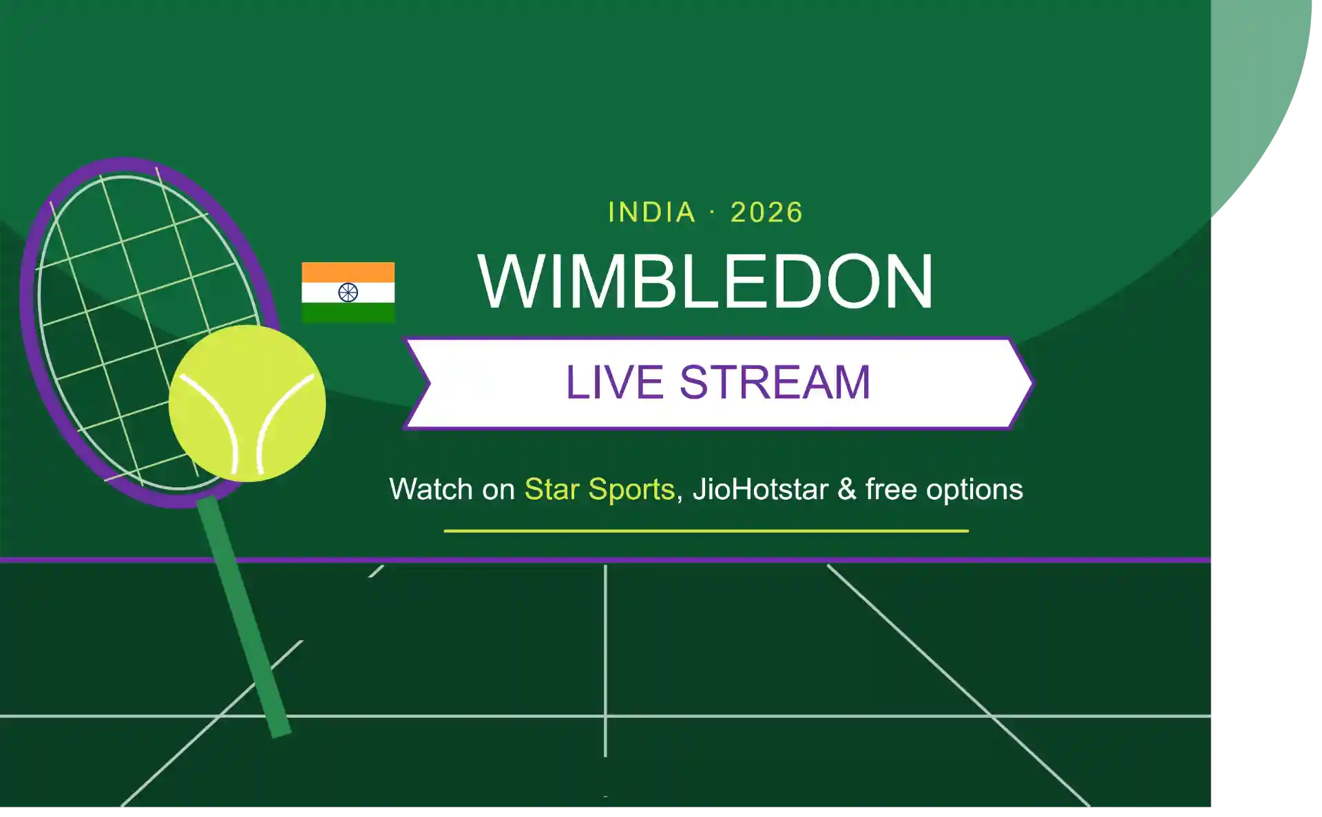 Wimbledon Live Stream in India