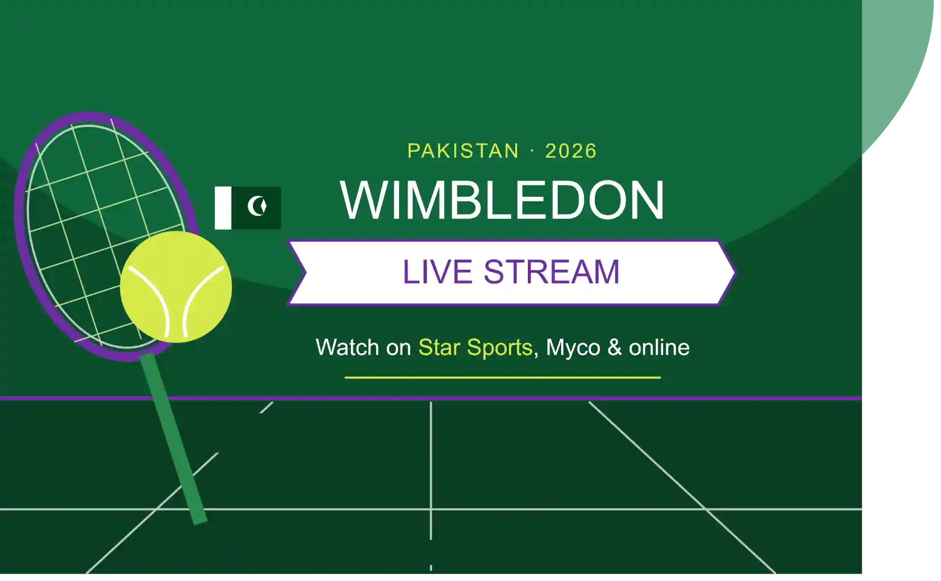 Wimbledon Live Stream in Pakistan